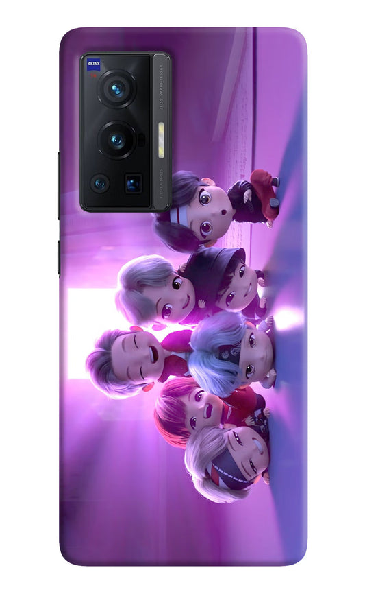 BTS Chibi Vivo X70 Pro Hard Case Back Cover by Casekaro
