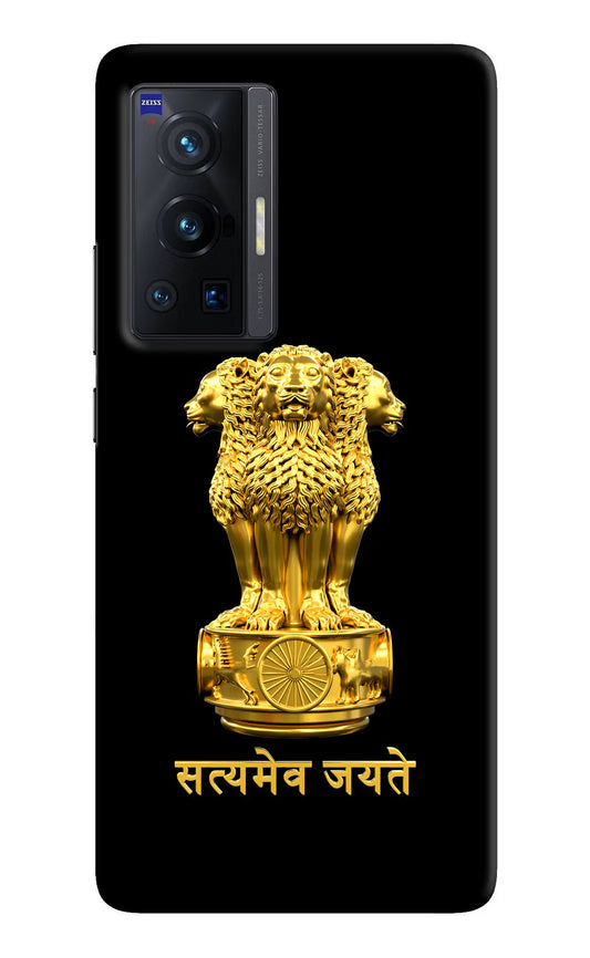 Satyamev Jayate Golden Vivo X70 Pro Hard Case Back Cover by Casekaro