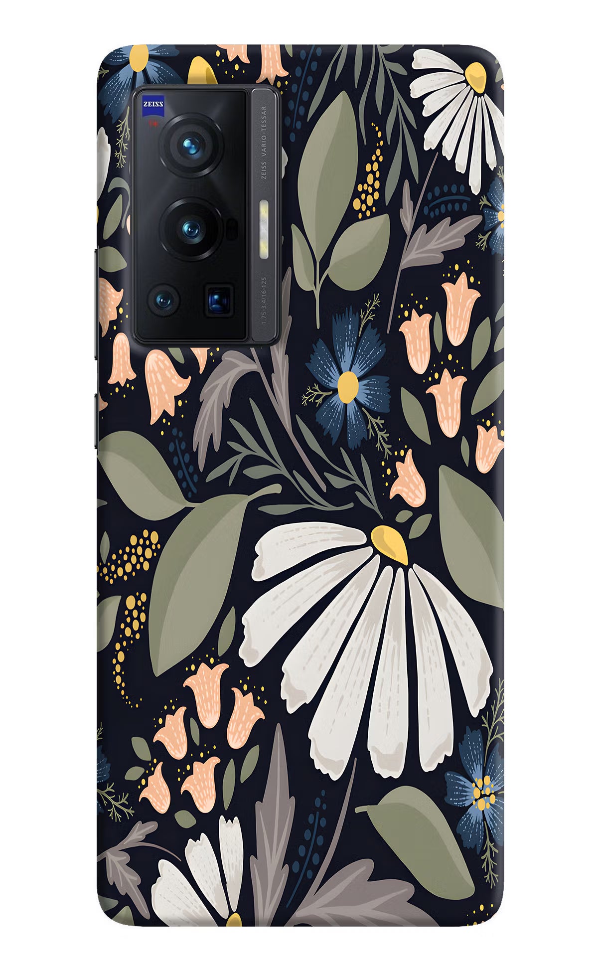 Flowers Art Vivo X70 Pro Hard Case Back Cover by Casekaro