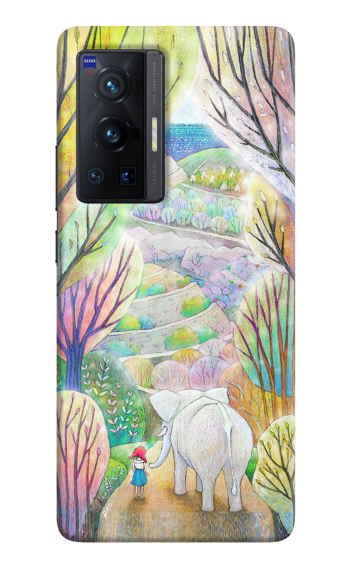 Nature Painting Vivo X70 Pro Hard Case Back Cover by Casekaro