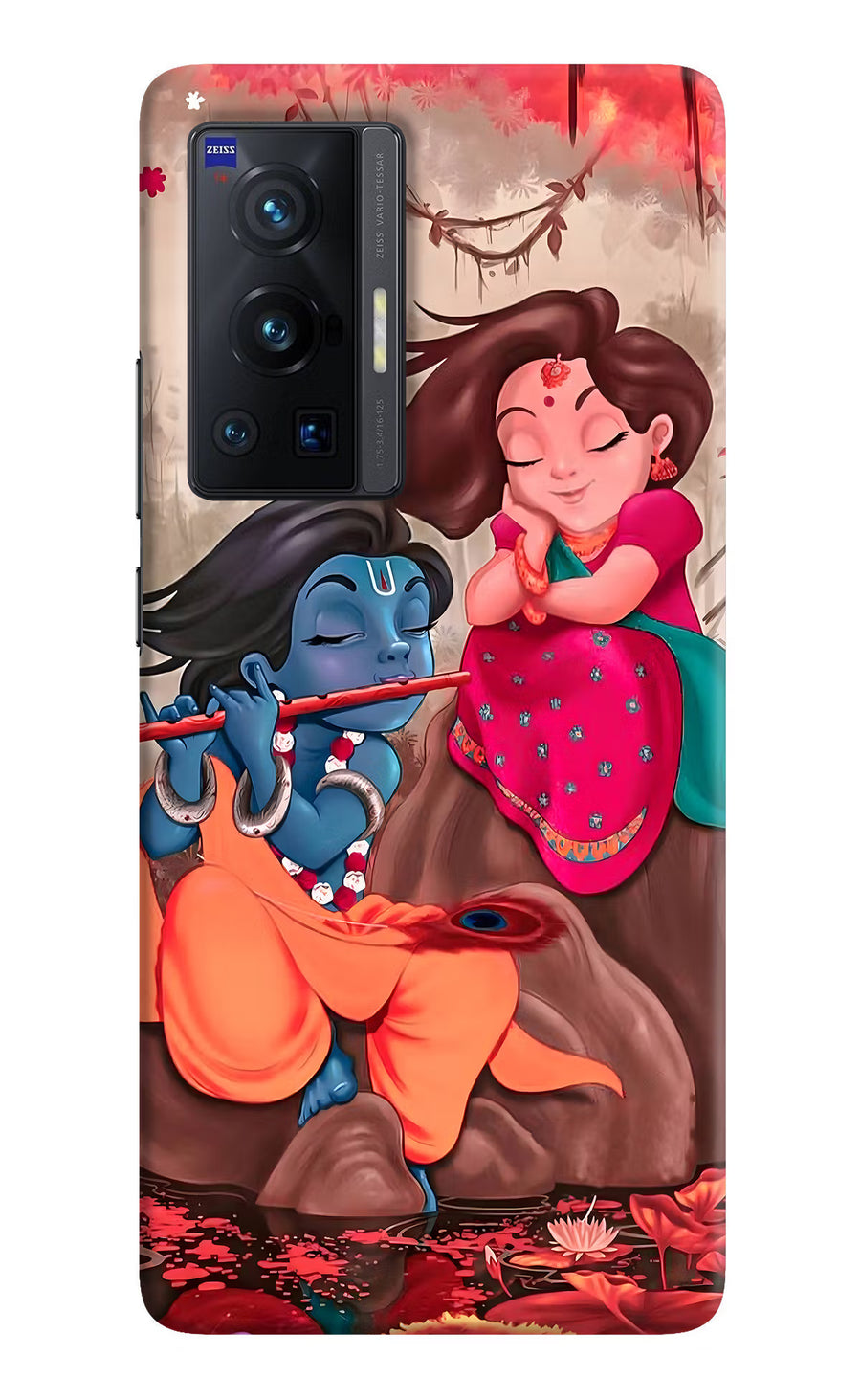 Radhe Krishna Vivo X70 Pro Back Cover, Hard case