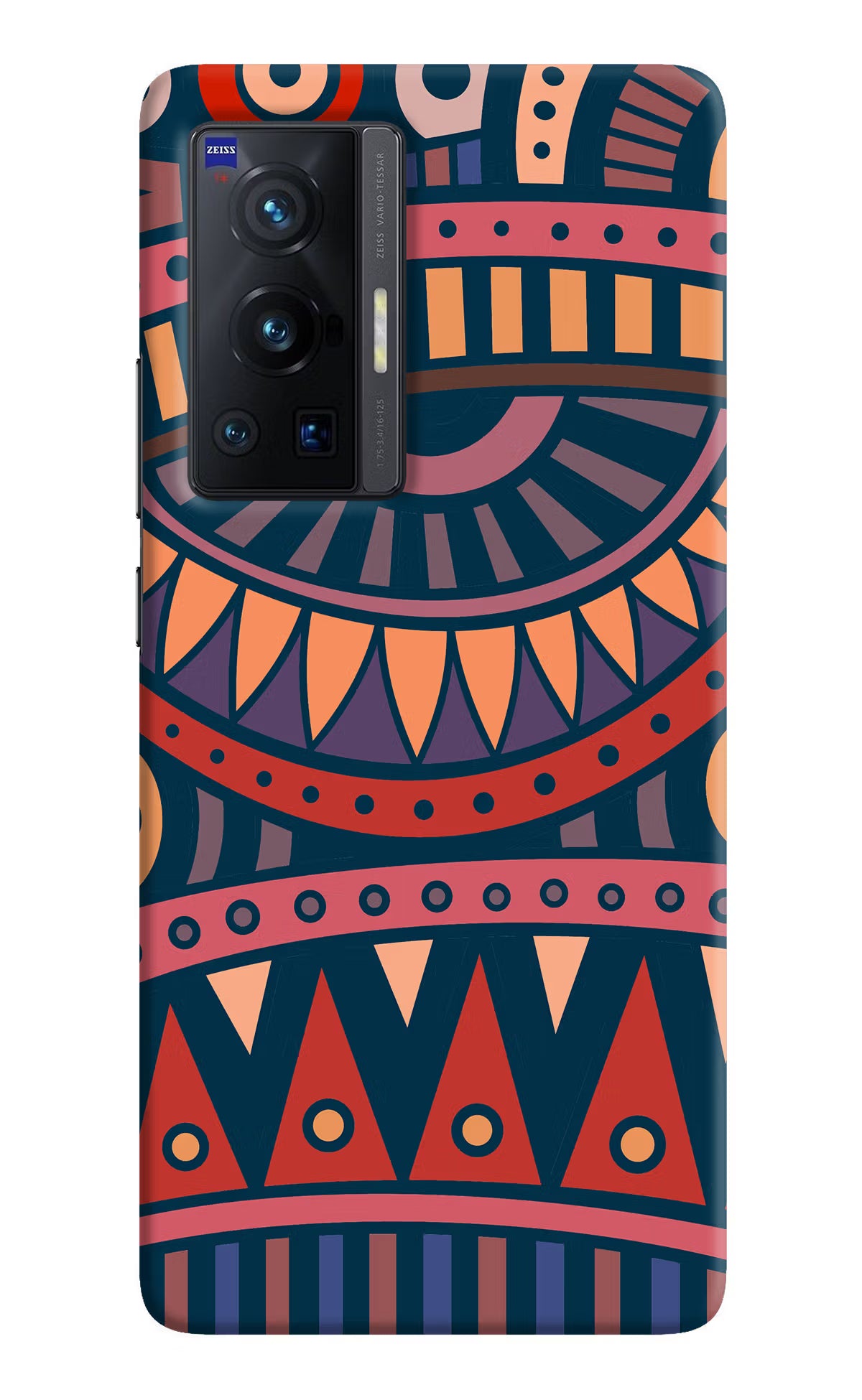 African Culture Design Vivo X70 Pro Hard Case Back Cover by Casekaro