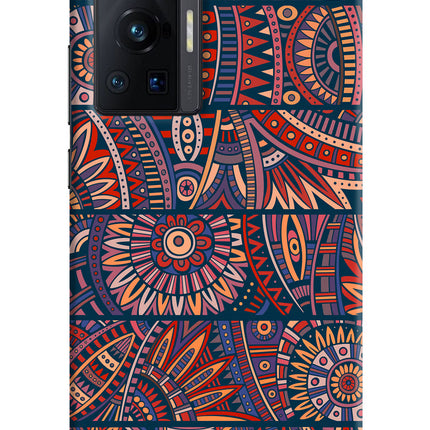 African Culture Design Vivo X70 Pro Hard Case Back Cover by Casekaro