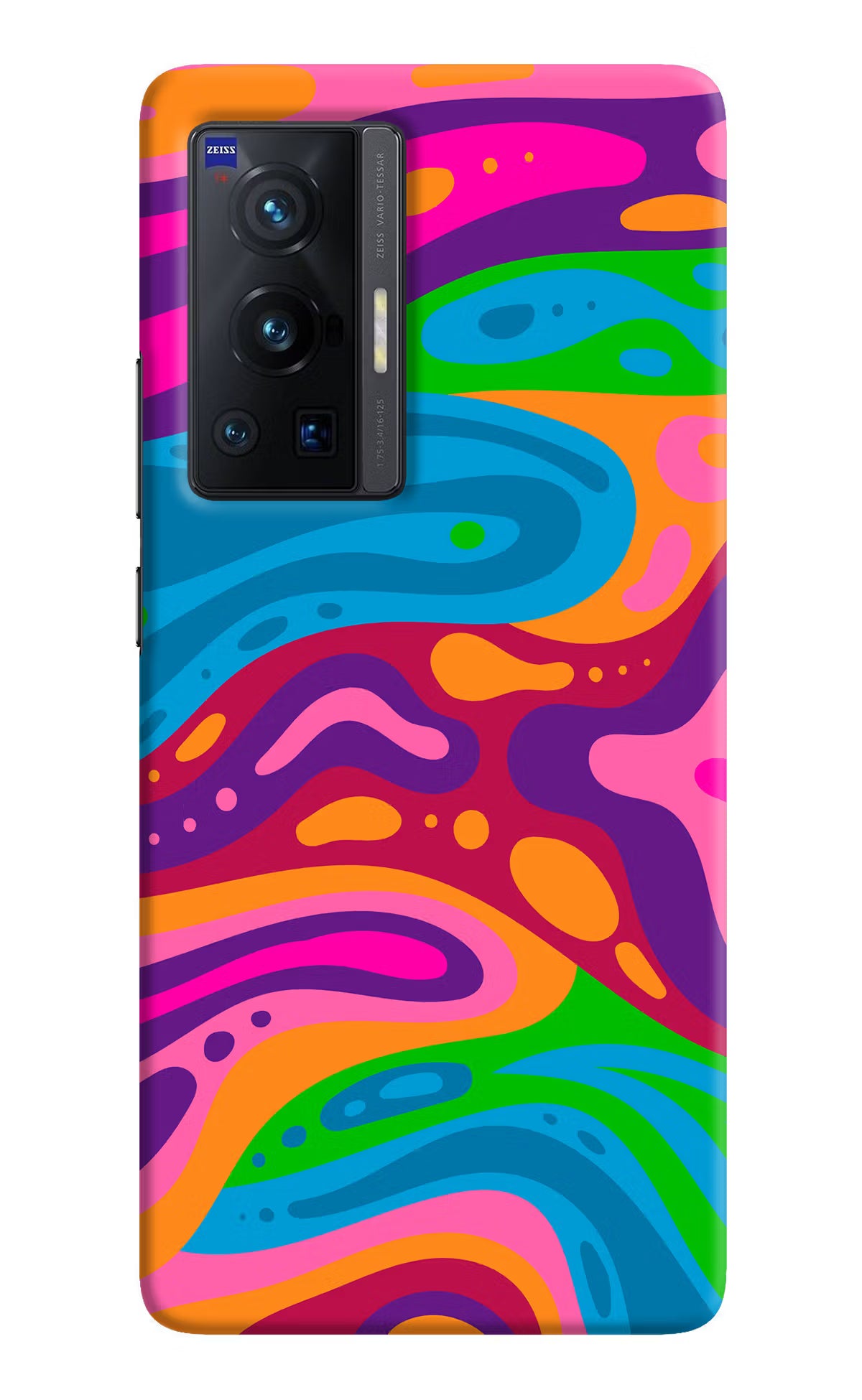 Trippy Pattern Vivo X70 Pro Hard Case Back Cover by Casekaro
