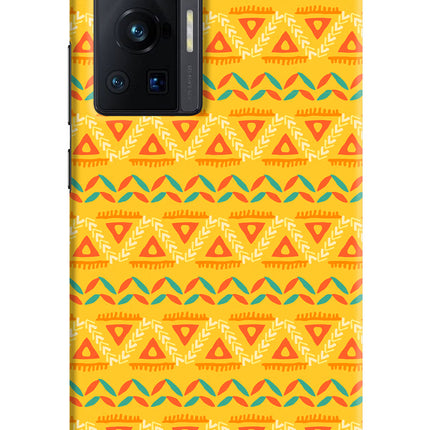Tribal Pattern Vivo X70 Pro Hard Case Back Cover by Casekaro