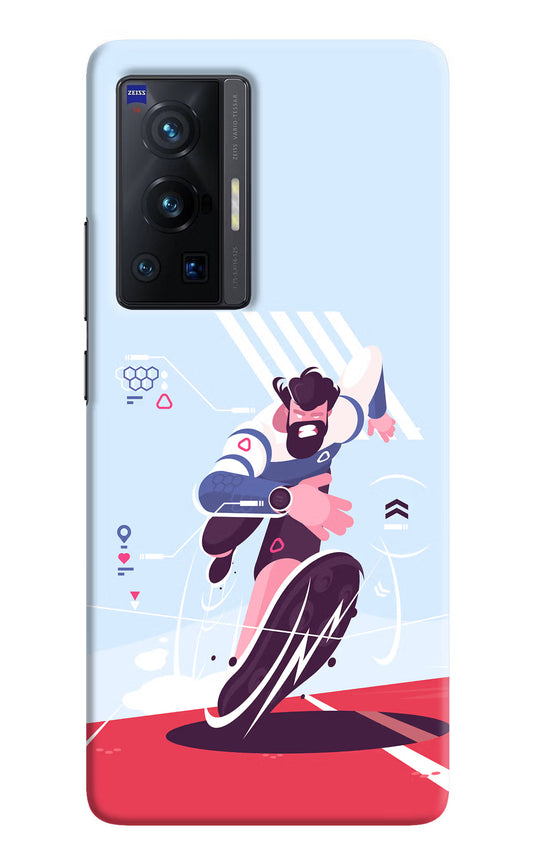 Run Pro Vivo X70 Pro Hard Case Back Cover by Casekaro