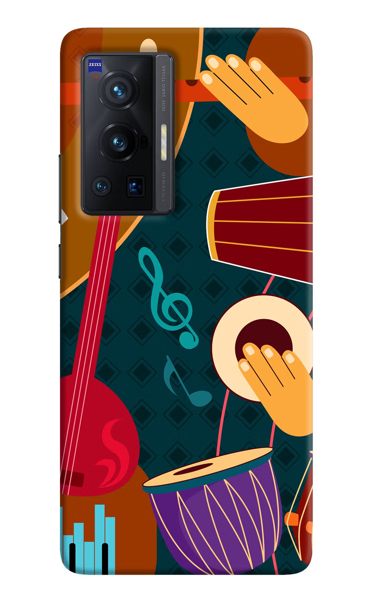 Music Instrument Vivo X70 Pro Hard Case Back Cover by Casekaro