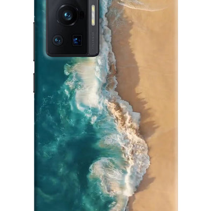 Ocean Beach Vivo X70 Pro Hard Case Back Cover by Casekaro