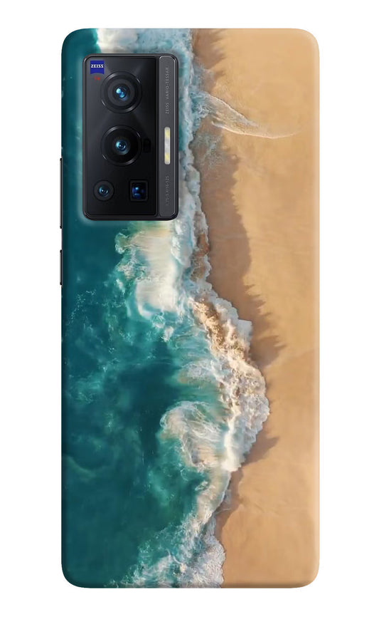 Ocean Beach Vivo X70 Pro Hard Case Back Cover by Casekaro