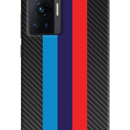 BMW Stripes Pattern Vivo X70 Pro Hard Case Back Cover by Casekaro