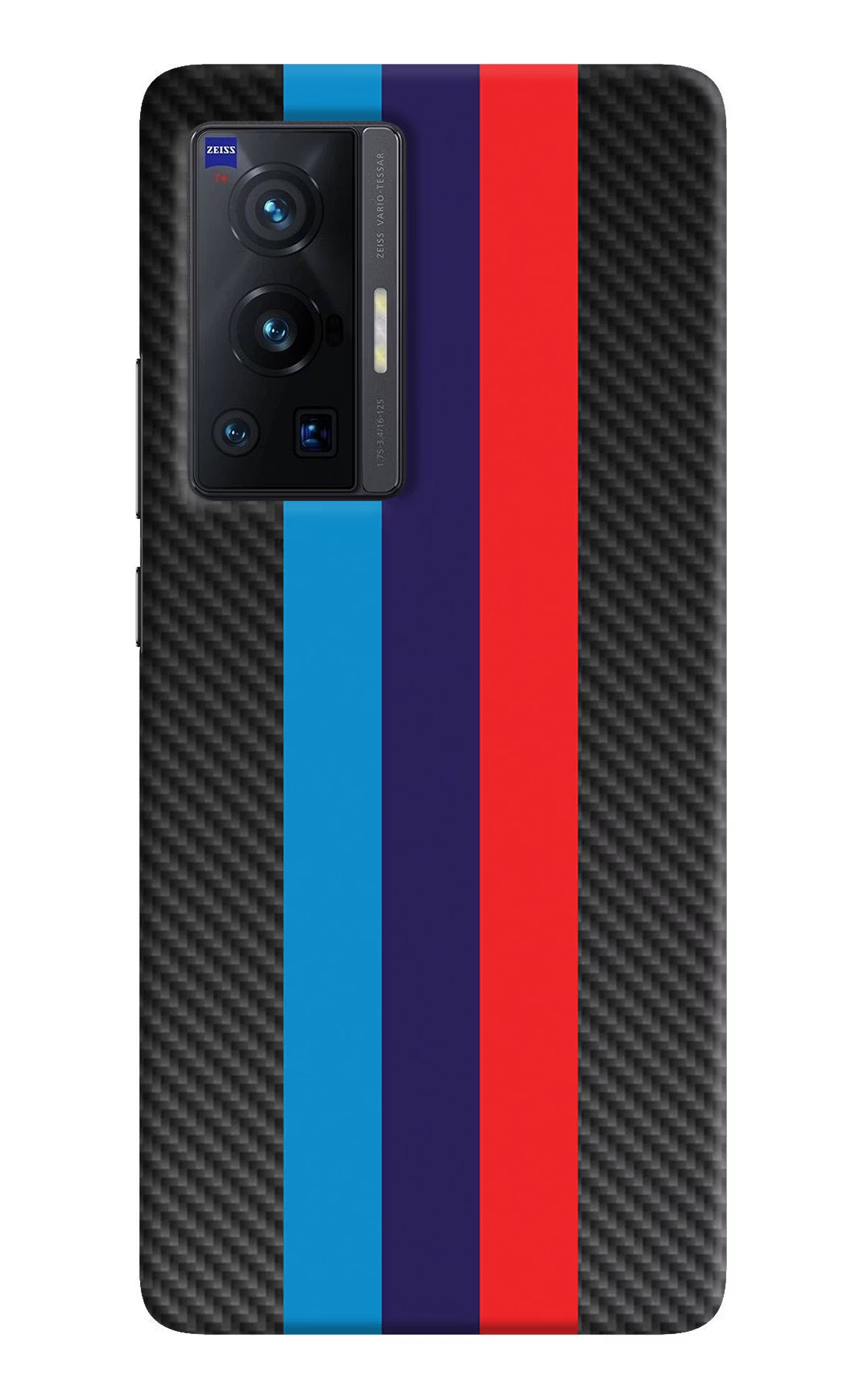 BMW Stripes Pattern Vivo X70 Pro Hard Case Back Cover by Casekaro