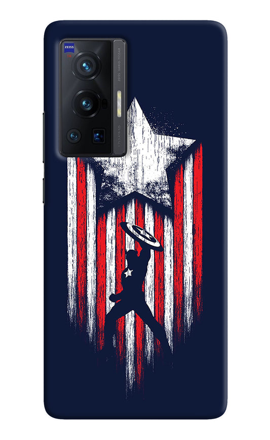 Captain America Marvel Art Vivo X70 Pro Back Cover