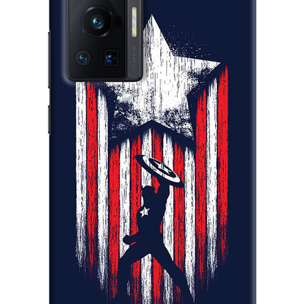 Captain America Marvel Art Vivo X70 Pro Hard Case Back Cover by Casekaro