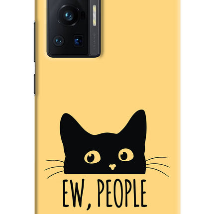 Ew People Catitude Vivo X70 Pro Hard Case Back Cover by Casekaro