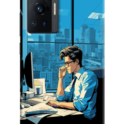 Focused Hustler (AI Generated) Vivo X70 Pro Hard Case Back Cover by Casekaro