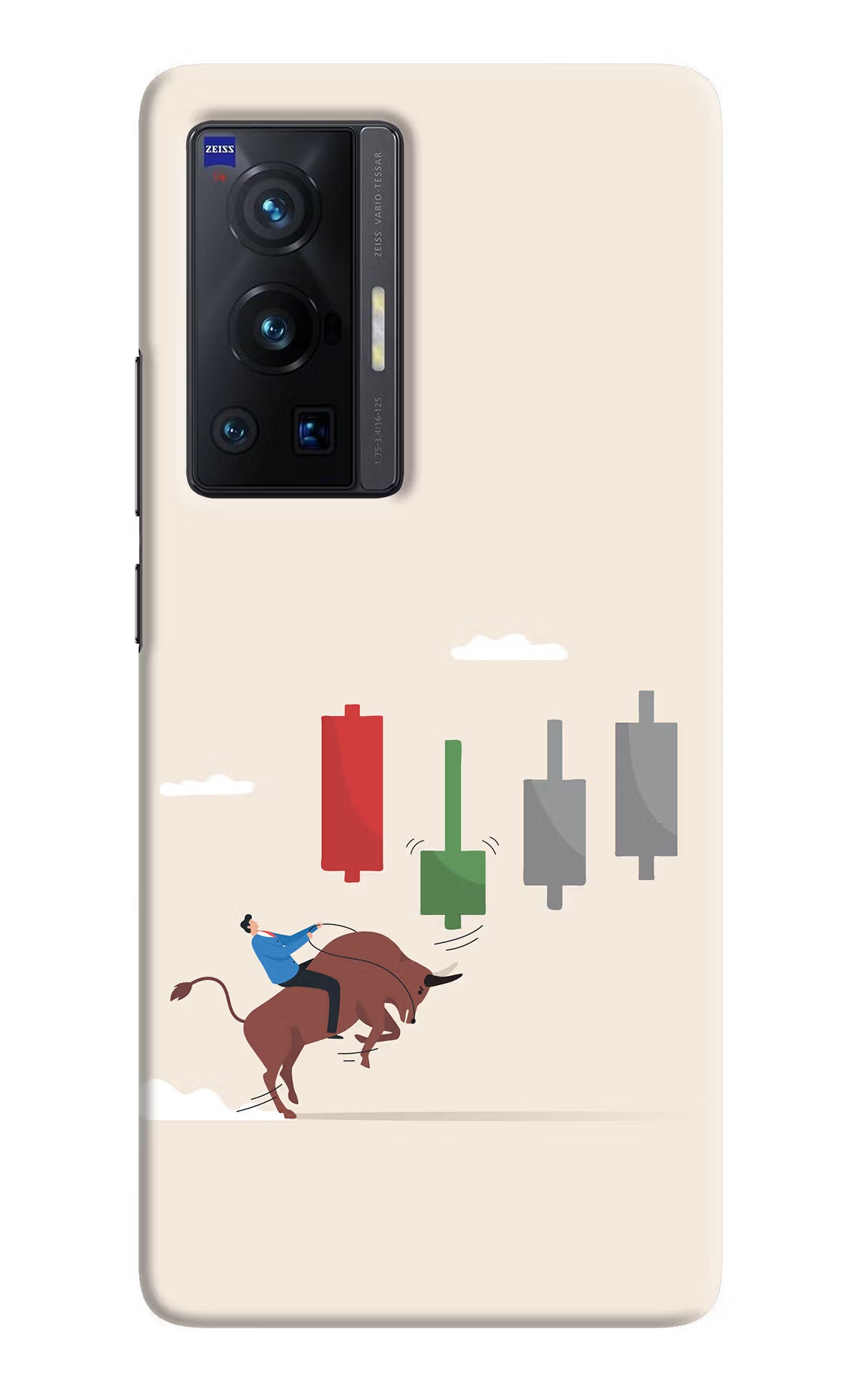 Bull Trading Momentum Vivo X70 Pro Hard Case Back Cover by Casekaro