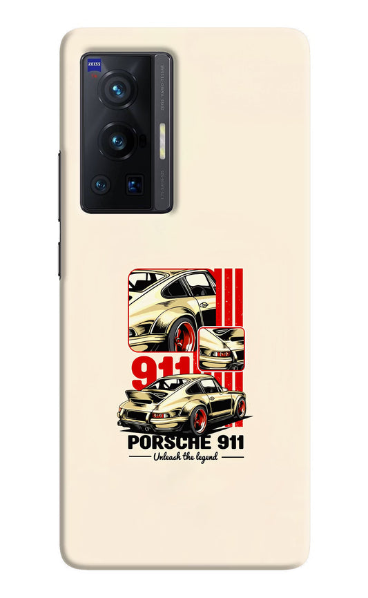 Classic Porsche 911 Vivo X70 Pro Hard Case Back Cover by Casekaro