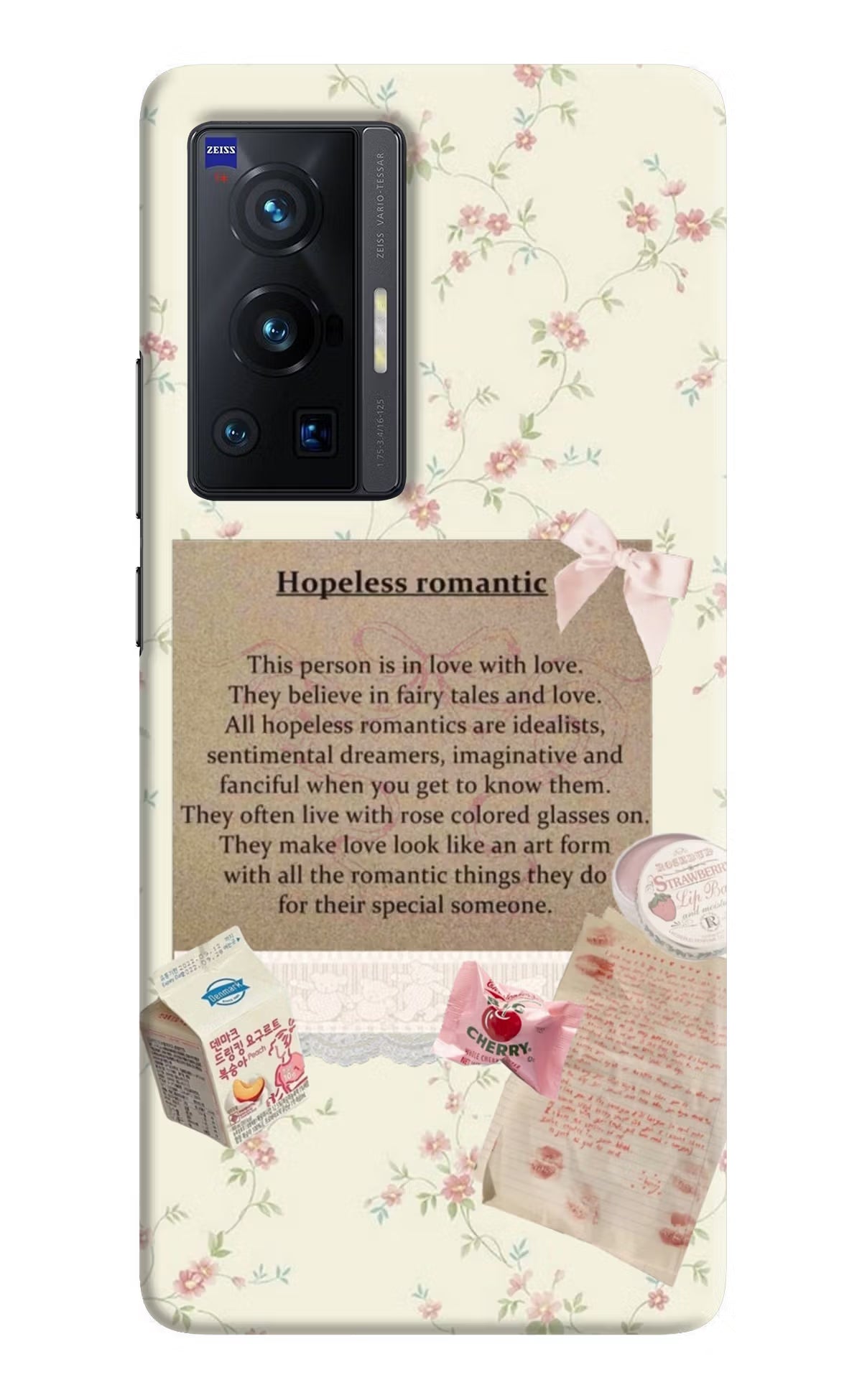 Hopeless Romantic Vivo X70 Pro Hard Case Back Cover by Casekaro