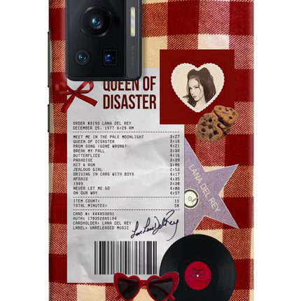 Queen of Disaster Vivo X70 Pro Hard Case Back Cover by Casekaro
