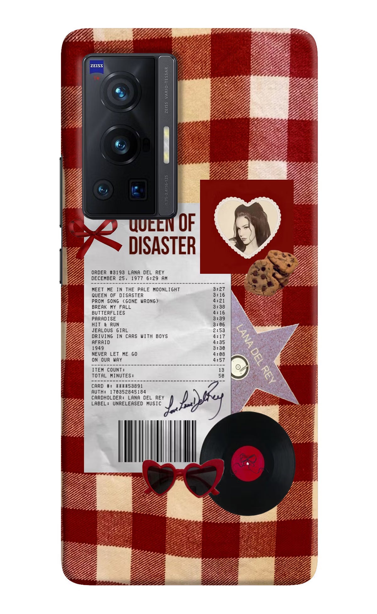 Queen of Disaster Vivo X70 Pro Hard Case Back Cover by Casekaro