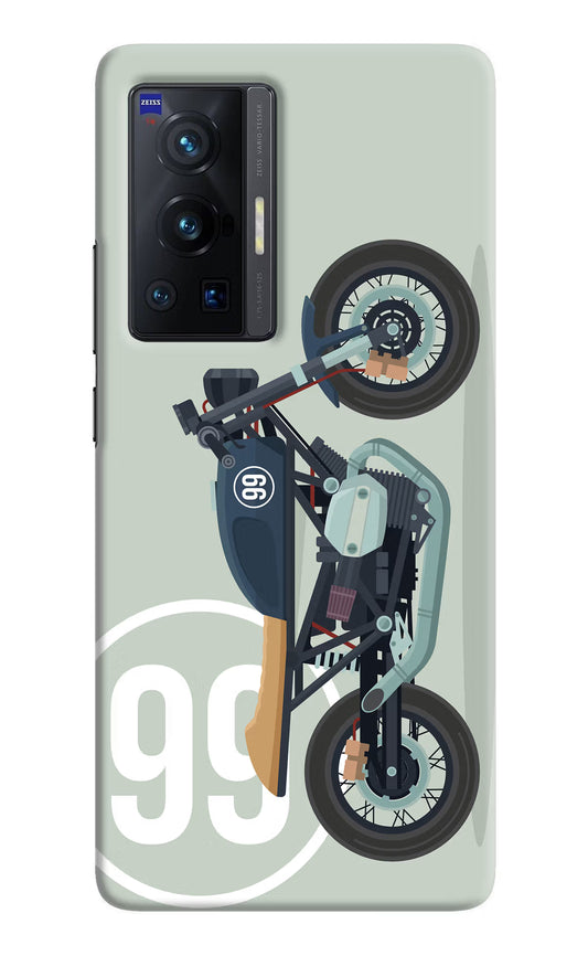 Classic Cafe Racer 99 Vivo X70 Pro Hard Case Back Cover by Casekaro