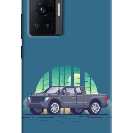 Retro Garage Vibe Vivo X70 Pro Hard Case Back Cover by Casekaro