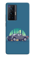 Retro Garage Vibe Vivo X70 Pro Hard Case Back Cover by Casekaro