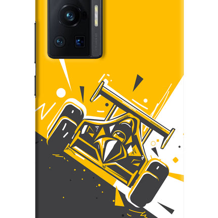 Track King Vivo X70 Pro Hard Case Back Cover by Casekaro