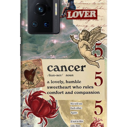 Cancer Zodiac Vivo X70 Pro Hard Case Back Cover by Casekaro
