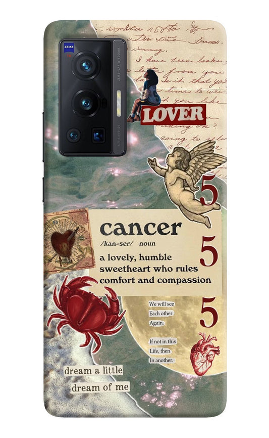 Cancer Zodiac Vivo X70 Pro Hard Case Back Cover by Casekaro
