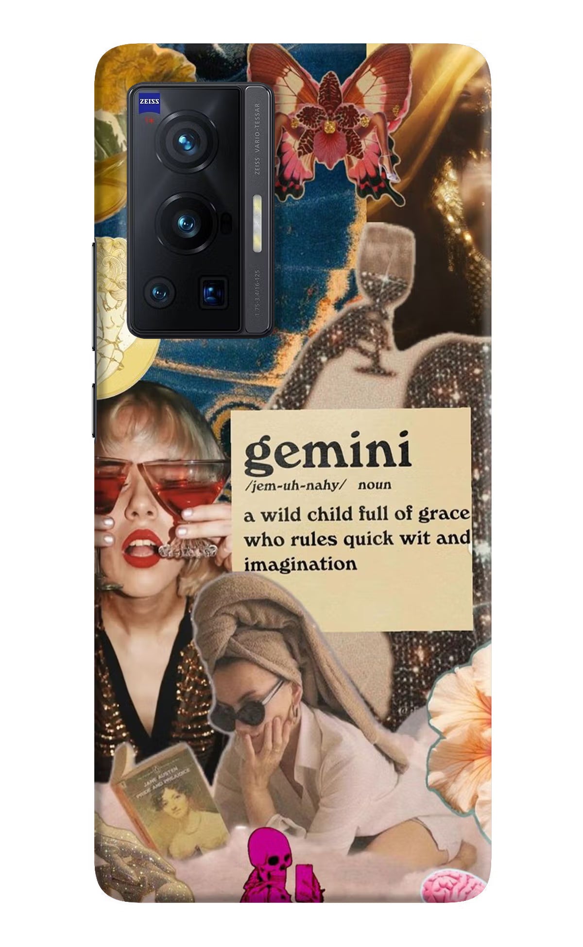 Gemini Zodiac Vivo X70 Pro Hard Case Back Cover by Casekaro