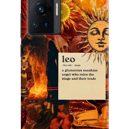 Leo Zodiac Vivo X70 Pro Hard Case Back Cover by Casekaro
