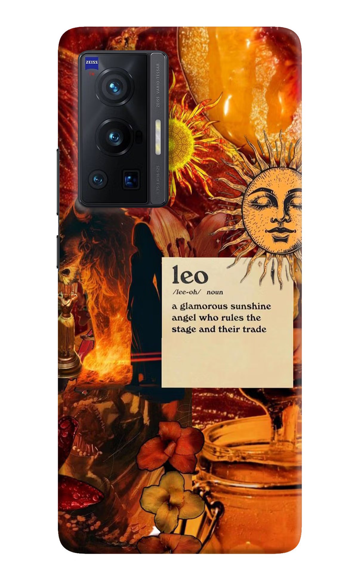 Leo Zodiac Vivo X70 Pro Hard Case Back Cover by Casekaro