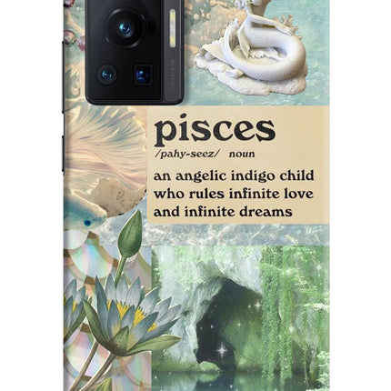 Pisces Zodiac Vivo X70 Pro Hard Case Back Cover by Casekaro