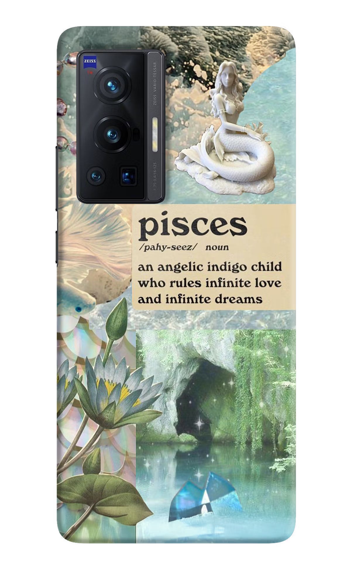 Pisces Zodiac Vivo X70 Pro Hard Case Back Cover by Casekaro