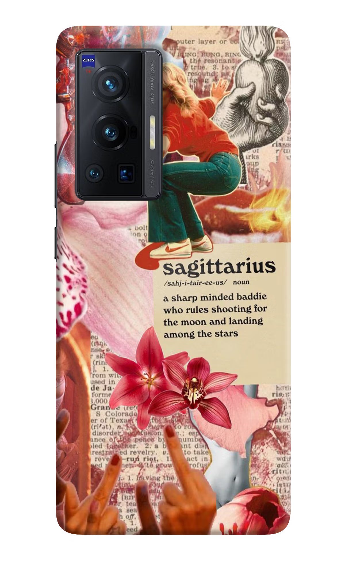Sagittarius Zodiac Vivo X70 Pro Hard Case Back Cover by Casekaro