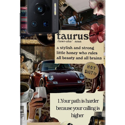 Taurus Zodiac Vivo X70 Pro Hard Case Back Cover by Casekaro