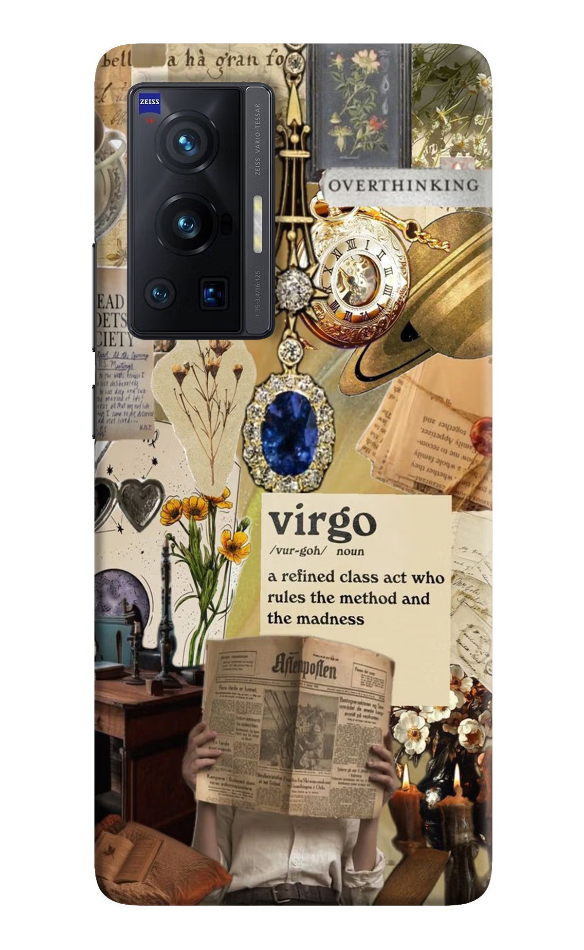 Virgo Zodiac Vivo X70 Pro Hard Case Back Cover by Casekaro