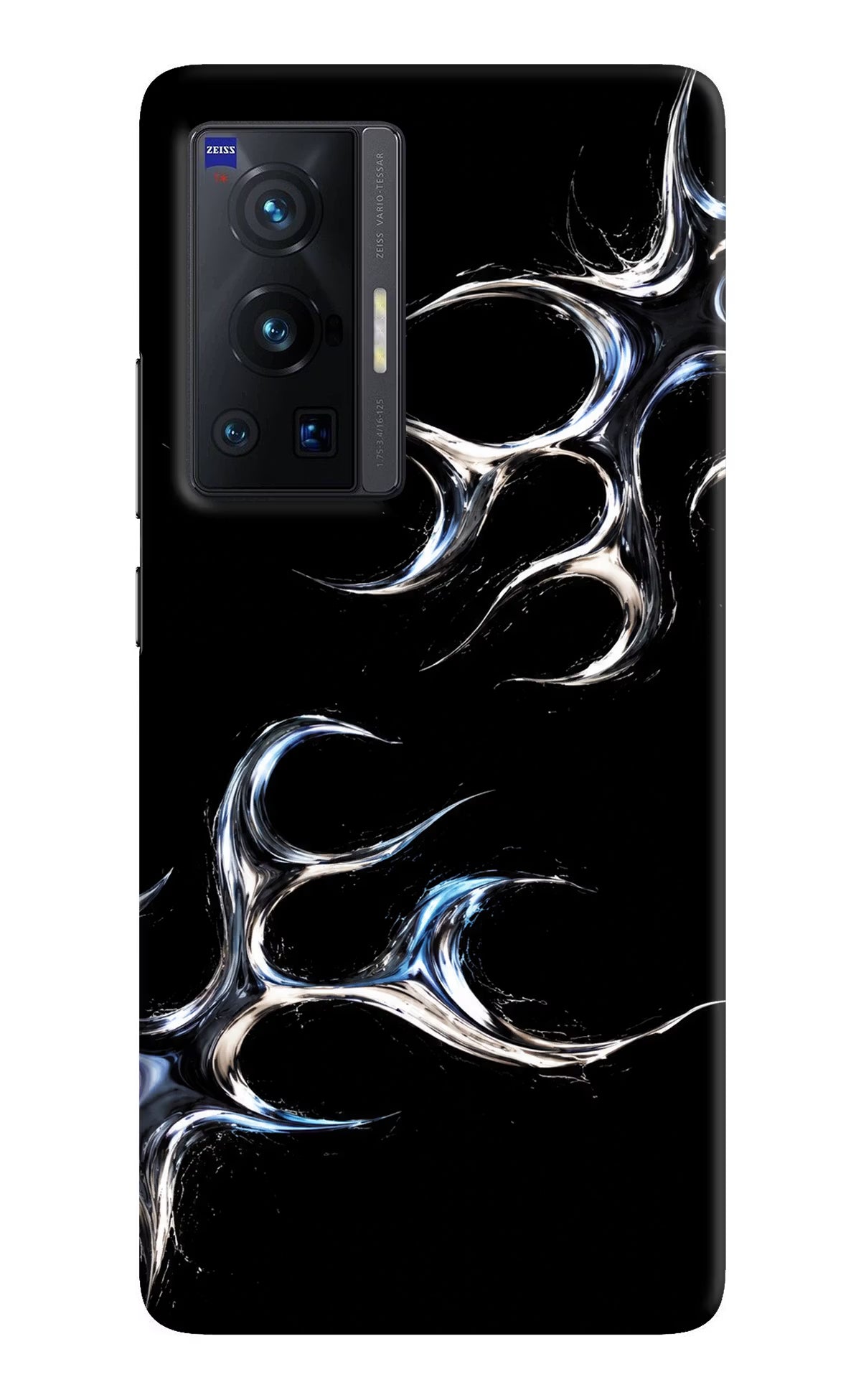 Chrome Tribal Vivo X70 Pro Hard Case Back Cover by Casekaro