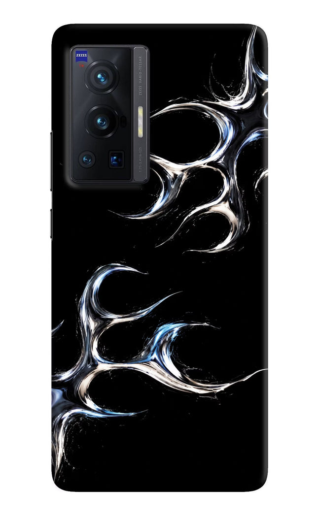 Chrome Tribal Vivo X70 Pro Hard Case Back Cover by Casekaro