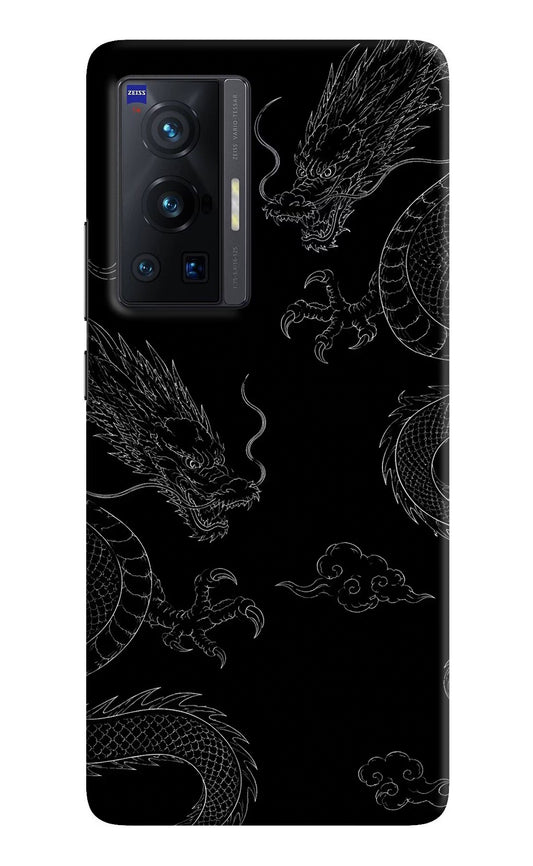 Twin Dragons Vivo X70 Pro Hard Case Back Cover by Casekaro