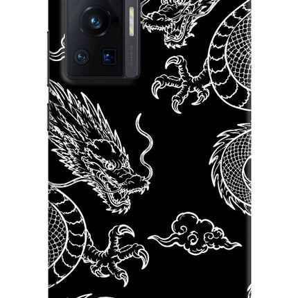 Twin Dragons Vivo X70 Pro Hard Case Back Cover by Casekaro