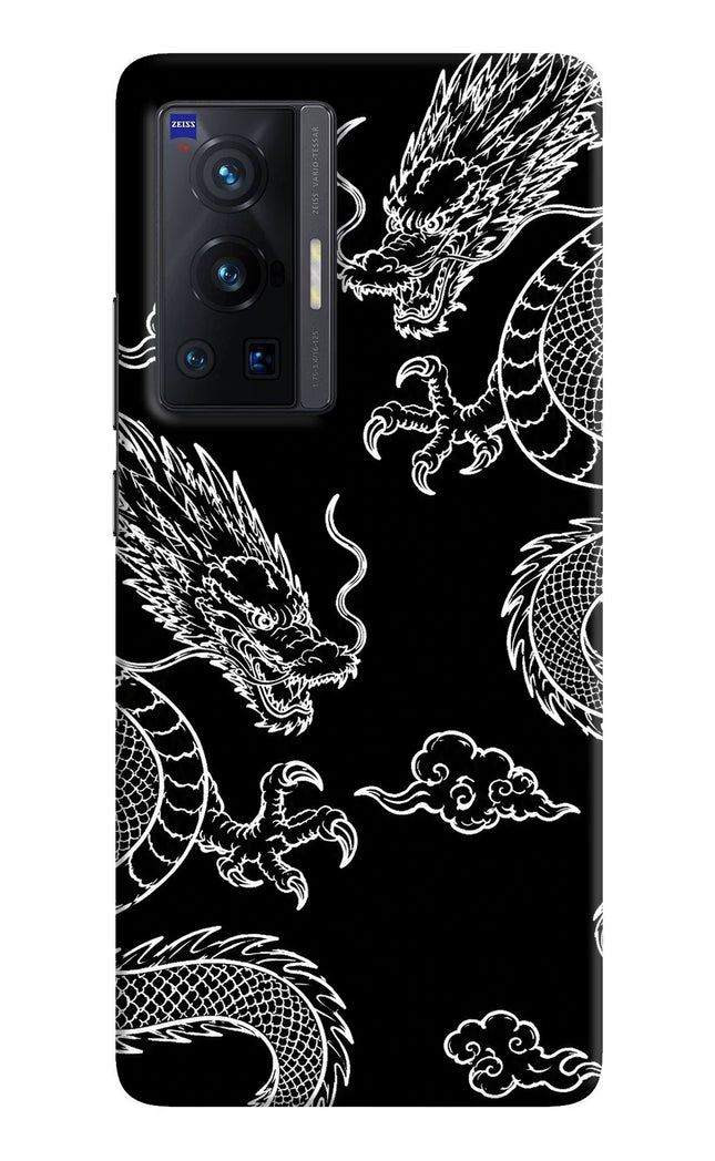 Twin Dragons Vivo X70 Pro Hard Case Back Cover by Casekaro