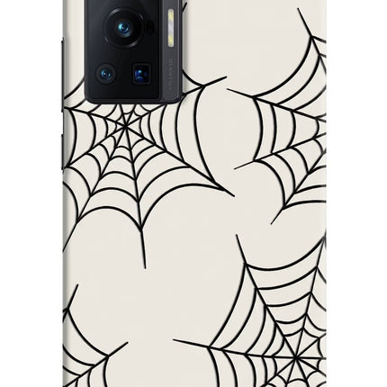 Spider Web Vivo X70 Pro Hard Case Back Cover by Casekaro