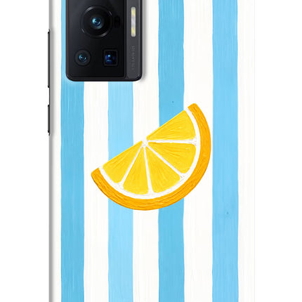 Summer Lemon Vivo X70 Pro Hard Case Back Cover by Casekaro