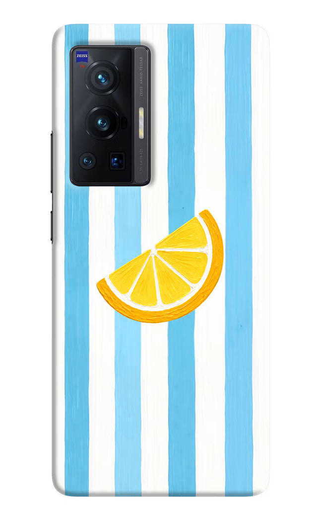 Summer Lemon Vivo X70 Pro Hard Case Back Cover by Casekaro