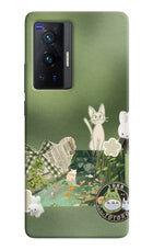 Aesthetic anime Vivo X70 Pro Hard Case Back Cover by Casekaro