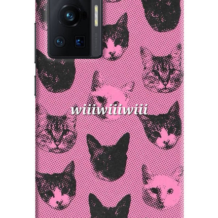 Pink Cats Vivo X70 Pro Hard Case Back Cover by Casekaro