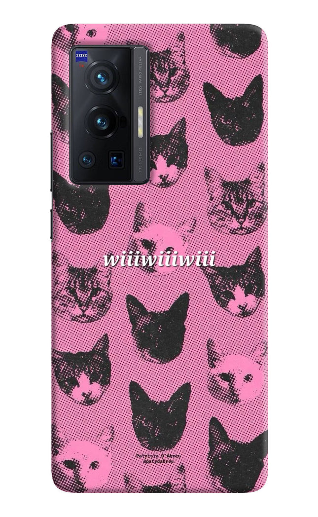 Pink Cats Vivo X70 Pro Hard Case Back Cover by Casekaro