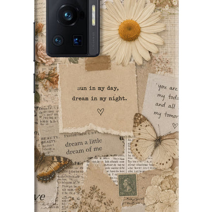 Vintage case Vivo X70 Pro Hard Case Back Cover by Casekaro